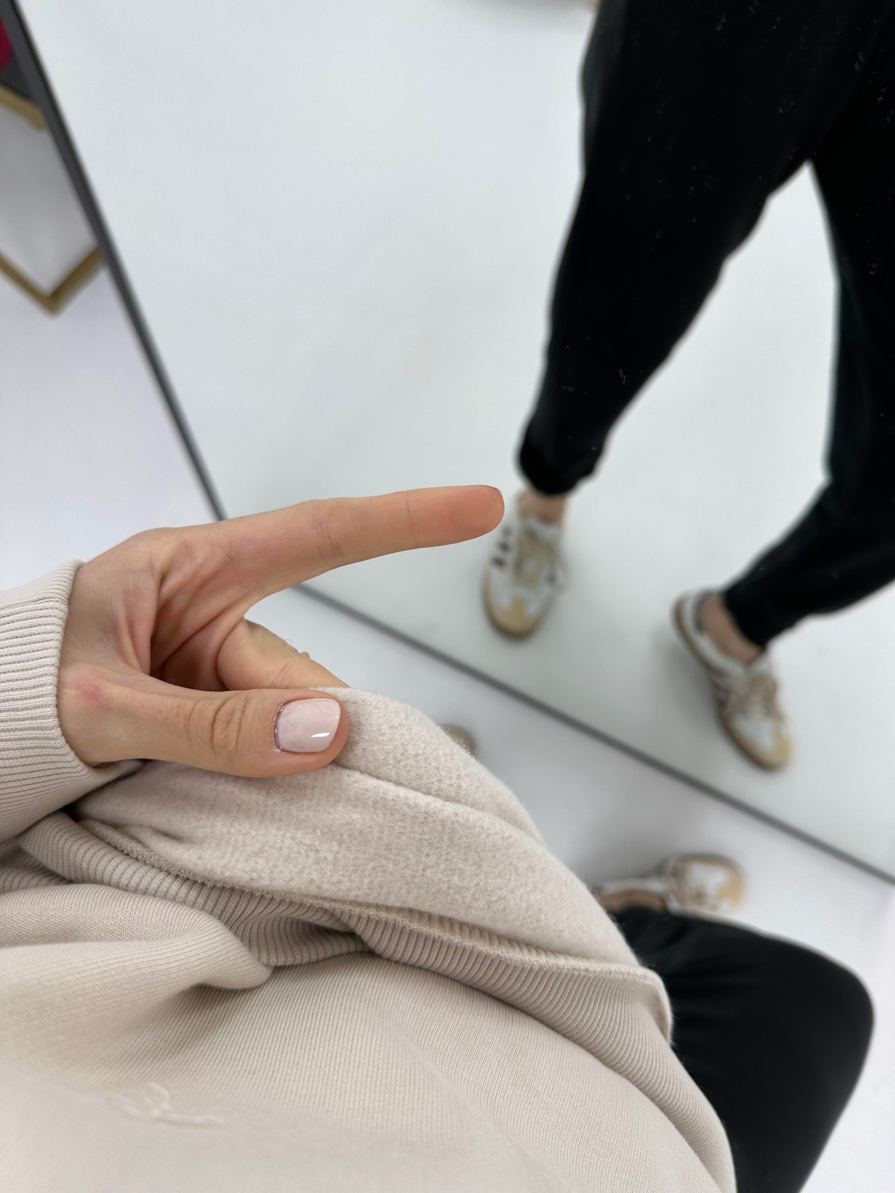 Yaka Fermuarlı Sweatshirt