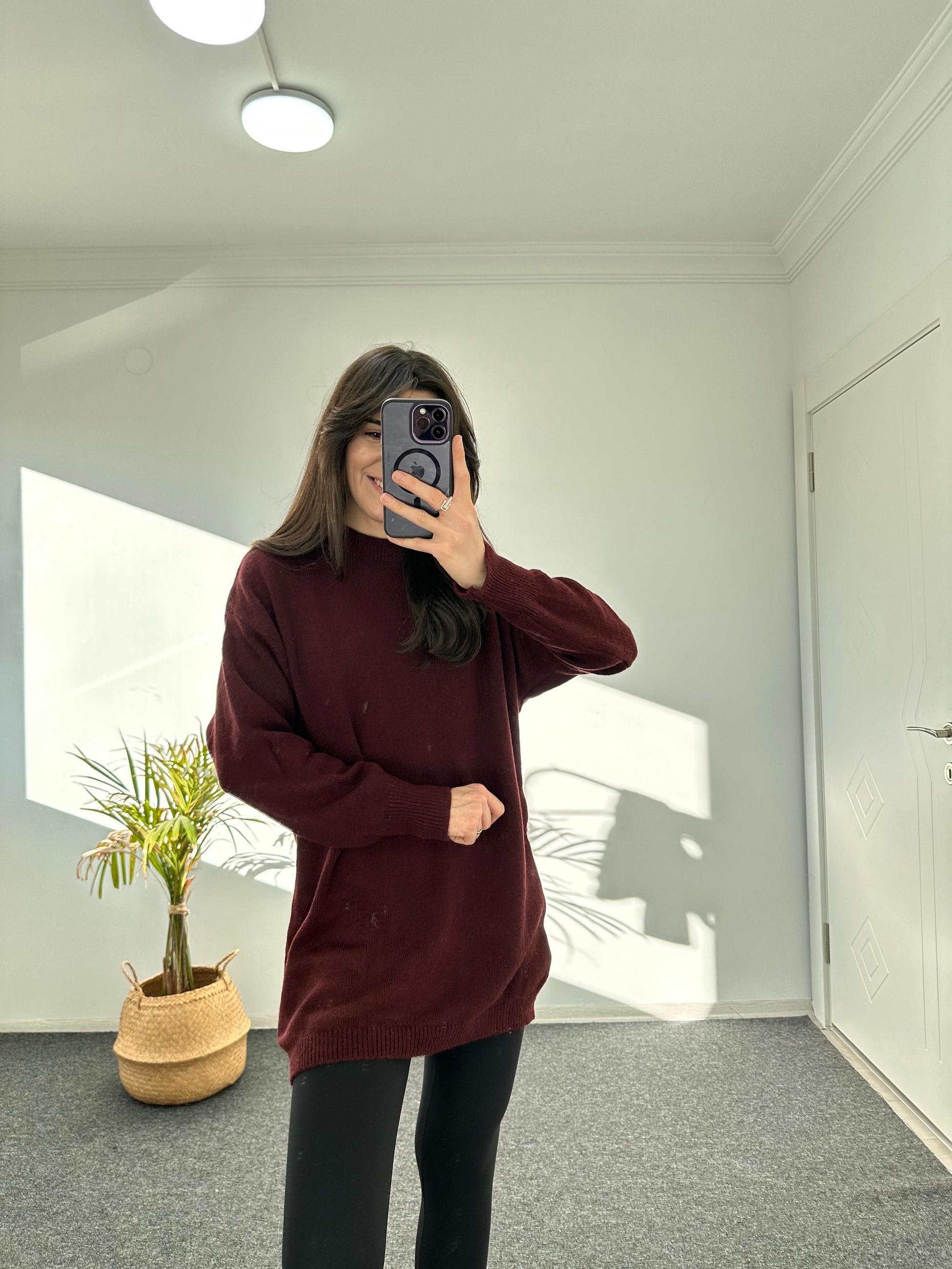 YUMOŞ DOKULU OVERSIZE KAZAK