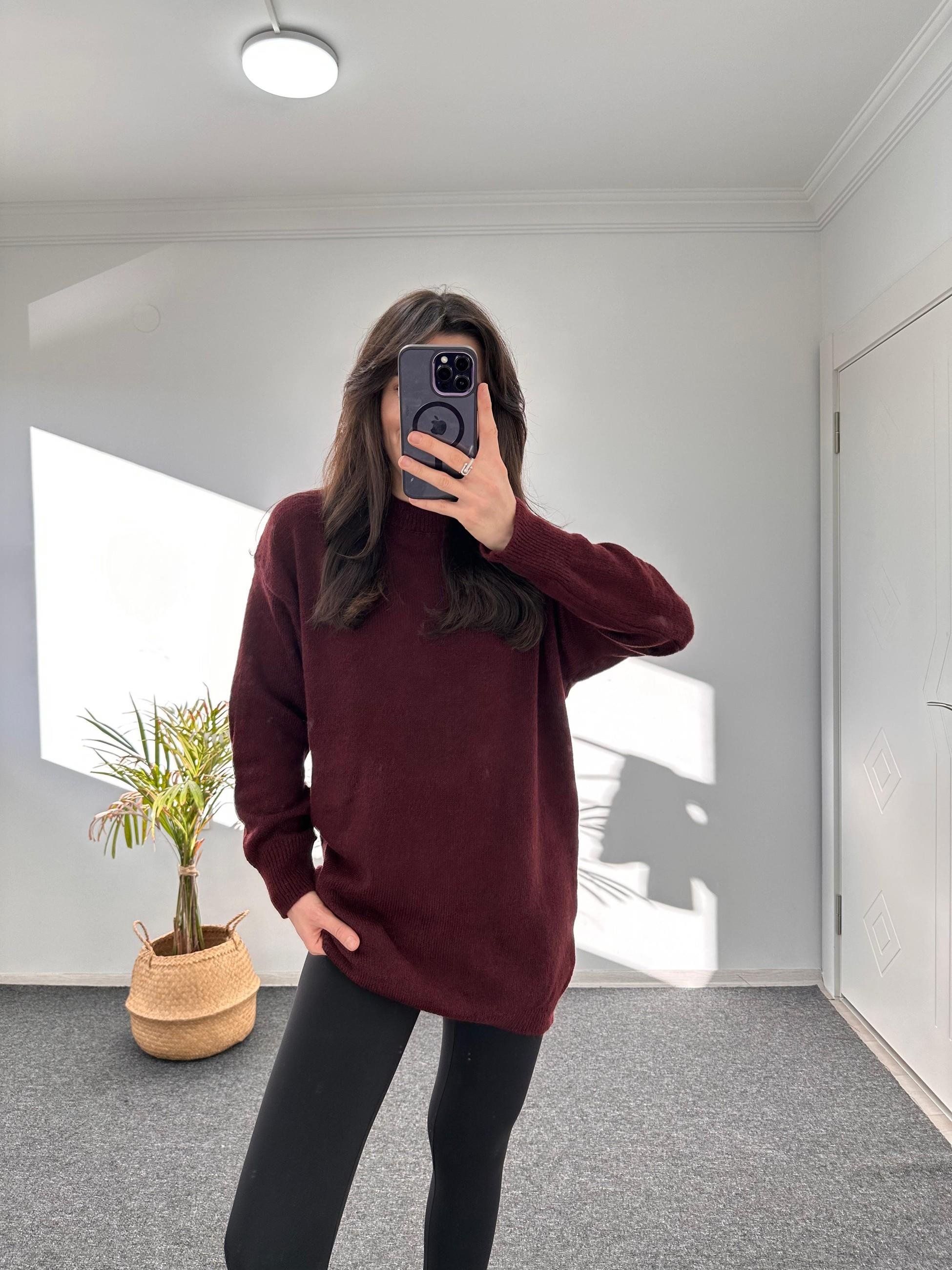 YUMOŞ DOKULU OVERSIZE KAZAK