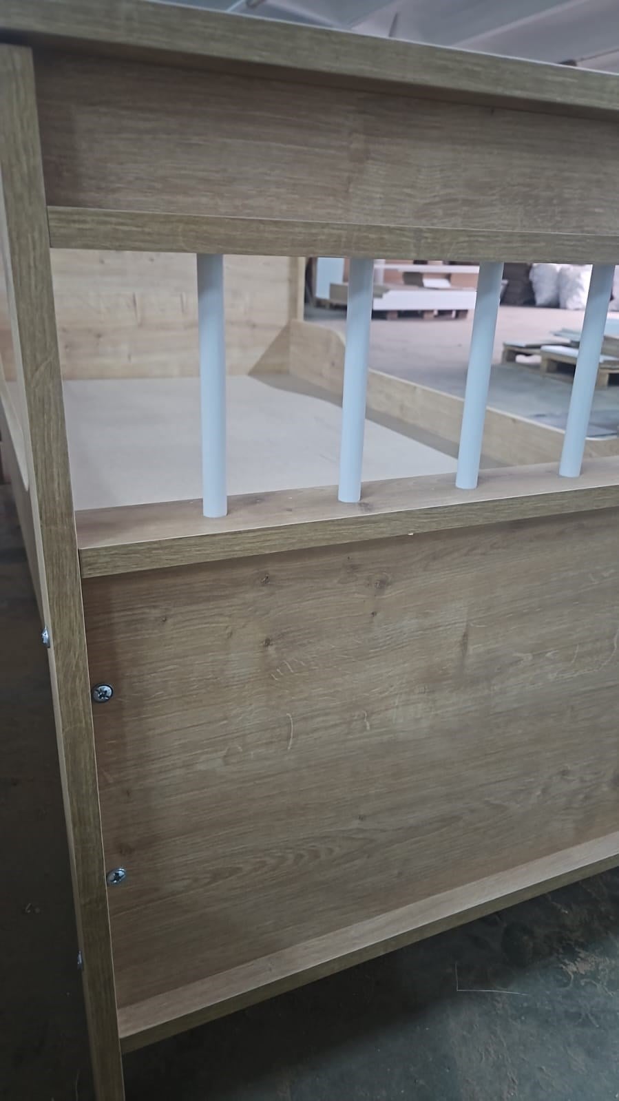  %100 MDF Bonnie Ahşap Beyaz Bebek&Çocuk Odası ( 3 Kapılı Dolap & 4 Çekmeceli Şifonyer & 90x190 Yavrusuz Karyola)