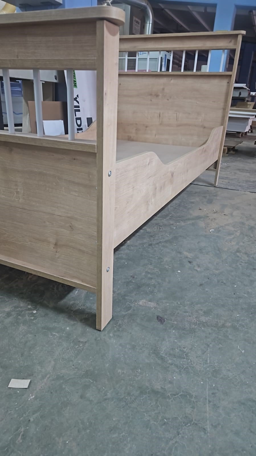  %100 MDF Bonnie Ahşap Beyaz Bebek&Çocuk Odası ( 3 Kapılı Dolap & 4 Çekmeceli Şifonyer & 90x190 Yavrusuz Karyola)