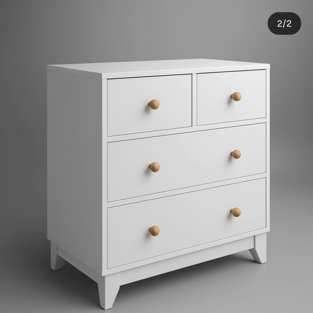  %100 MDF Bonnie Bebek&Çocuk Odası ( 3 Kapılı Dolap & 4 Çekmeceli Şifonyer & 90x190 Yavrusuz Karyola)