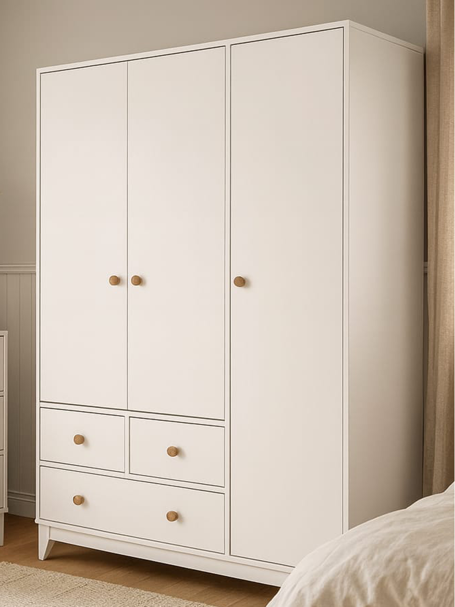  %100 MDF Bonnie Bebek&Çocuk Odası ( 3 Kapılı Dolap & 4 Çekmeceli Şifonyer & 90x190 Yavrusuz Karyola)