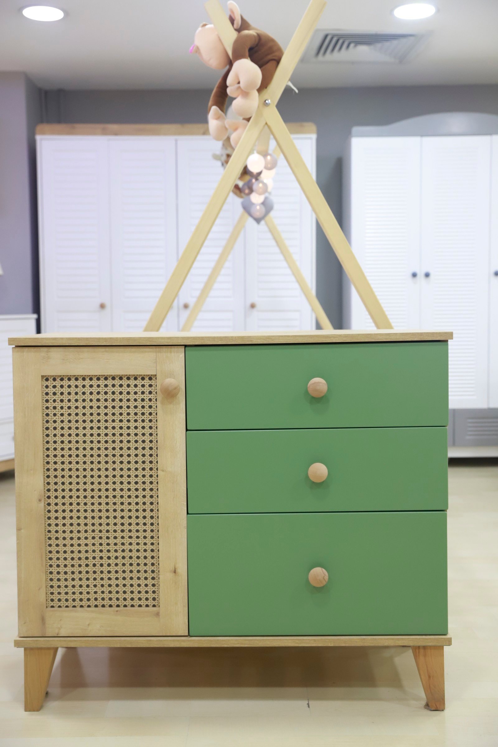  %100 MDF Greenwood Maxi Bebek & Çocuk Odası Takımı