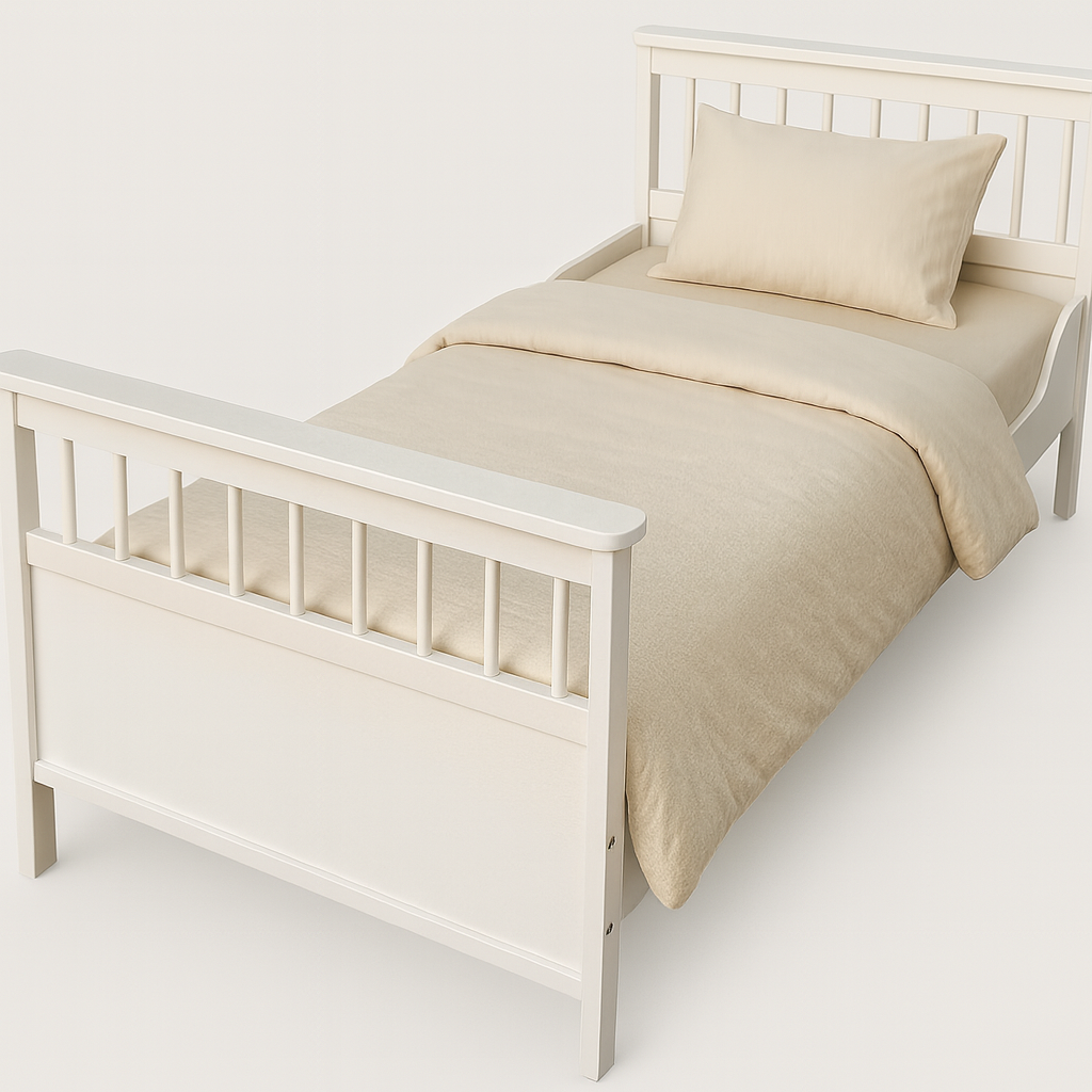 %100 MDF Bonnie 8 Çekmeceli Bebek&Çocuk Şifonyer & %100 MDF Bonnie 90x190 Yavrusuz Montessori Karyola