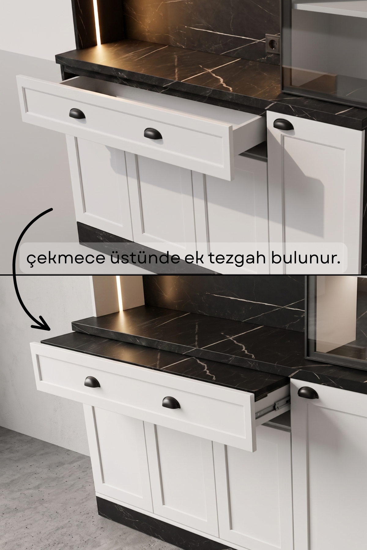 Kahve KöşesiAvm 24Kenzo Kahve Köşesi 150 cm Montaj Dahil