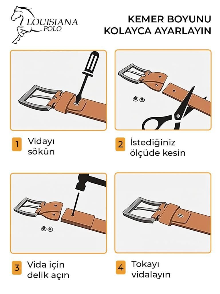 %100 Hakiki Deri Kemer Erkek Klasik Battal Boy Kemer Siyah 0180