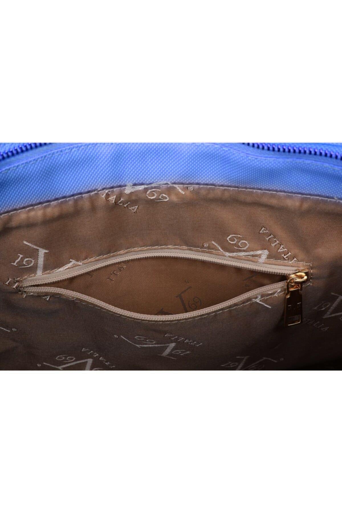 19v69 Italia Kadın Omuz Çantası Mavi 1986