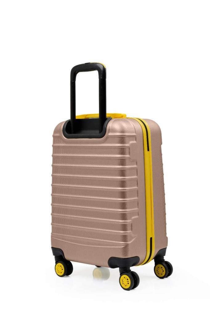 2'li Valiz Seti Büyük Boy - Kabin Boy Altın 1168