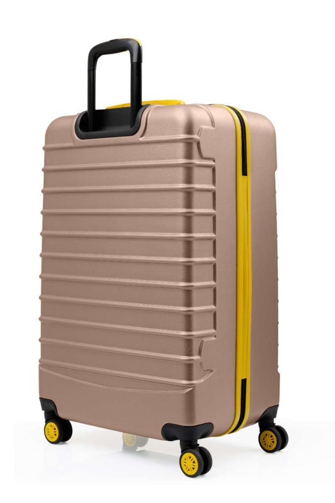 2'li Valiz Seti Büyük Boy - Kabin Boy Altın 1168
