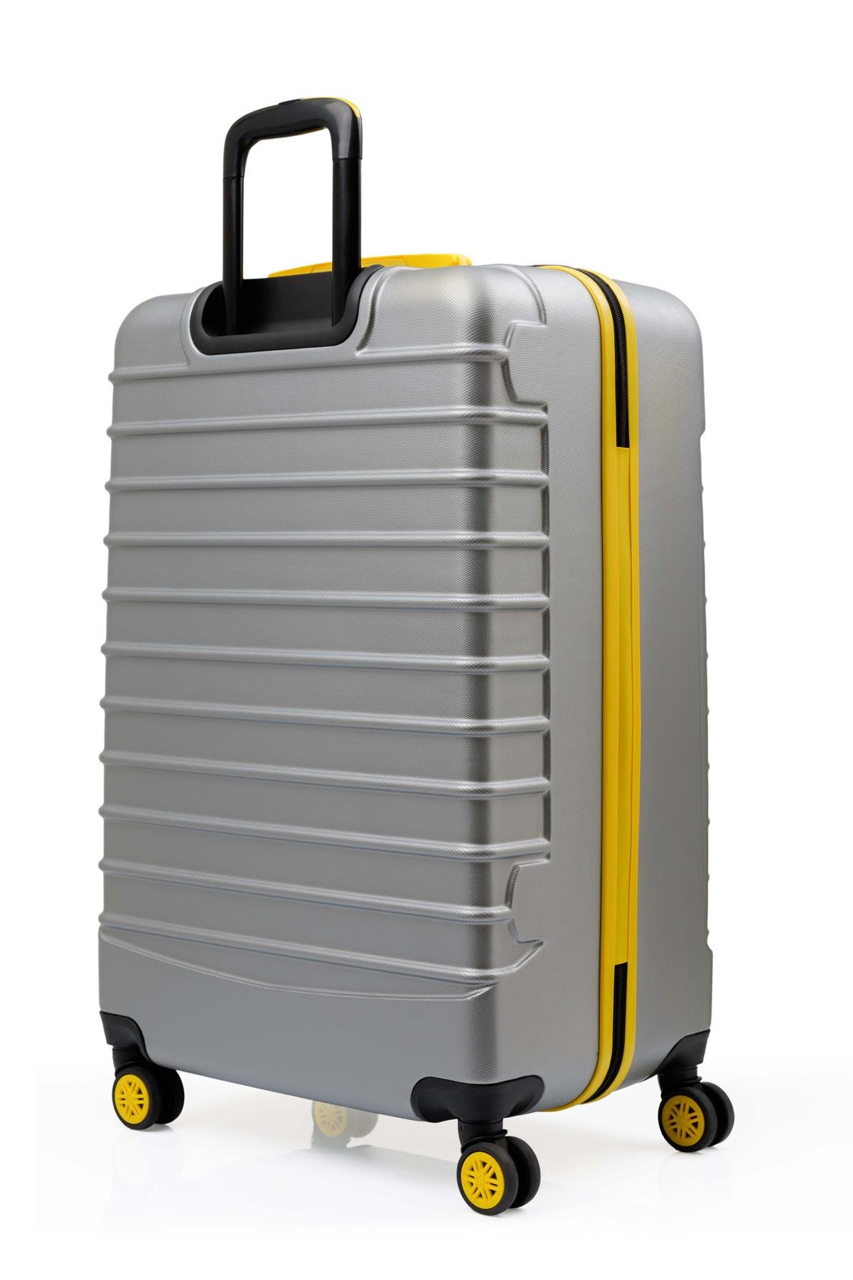 2'li Valiz Seti Büyük Boy - Kabin Boy Gri 1168