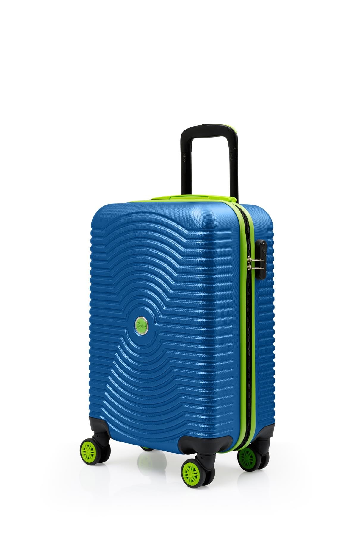2'li Valiz Seti Büyük Boy - Kabin Boy Mavi 1169