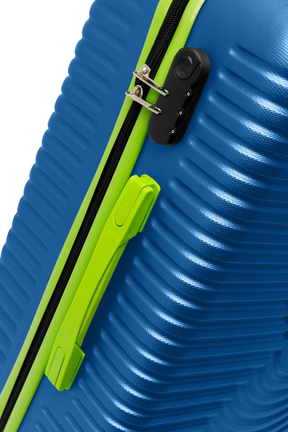 2'li Valiz Seti Büyük Boy - Kabin Boy Mavi 1169