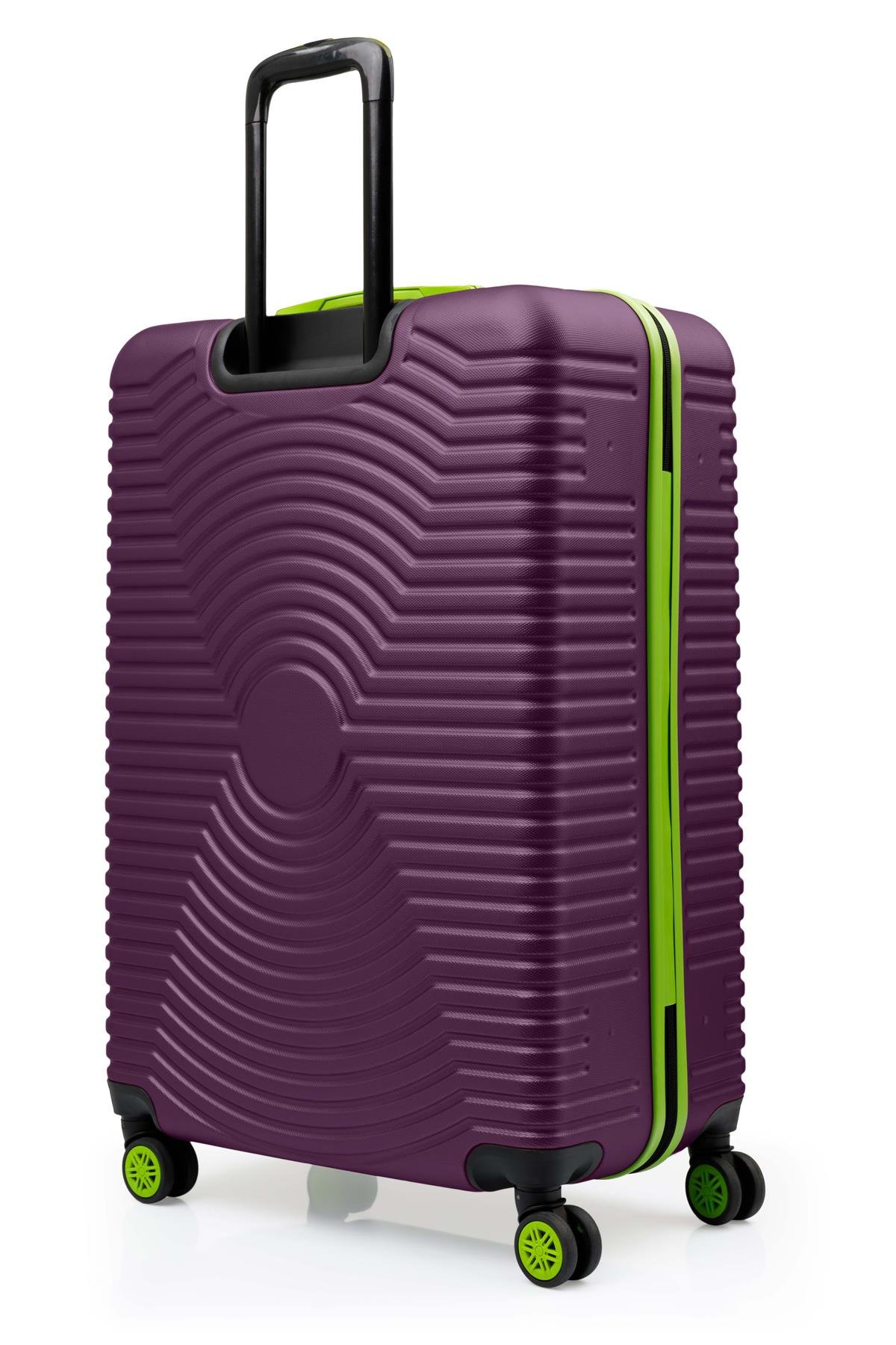 2'li Valiz Seti Büyük Boy - Kabin Boy Mor 1169
