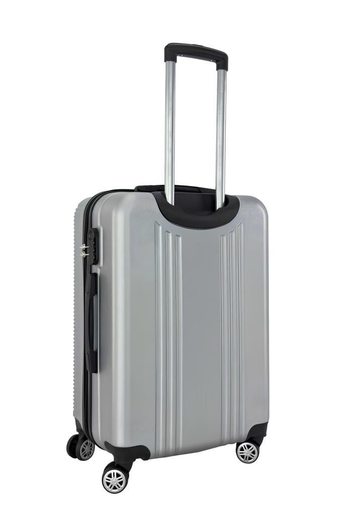 2'li Valiz Seti Büyük Boy - Kabin Boy Valiz Gri 1451