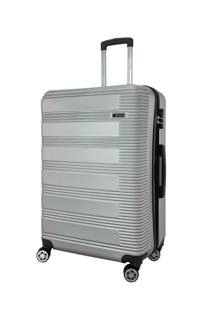 2'li Valiz Seti Büyük Boy - Kabin Boy Valiz Gri 1451