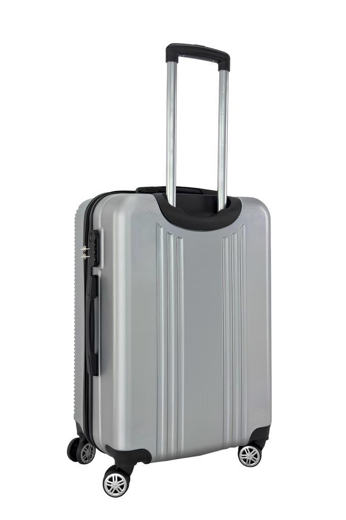 2'li Valiz Seti Büyük Boy - Orta Boy Valiz Gri 1451