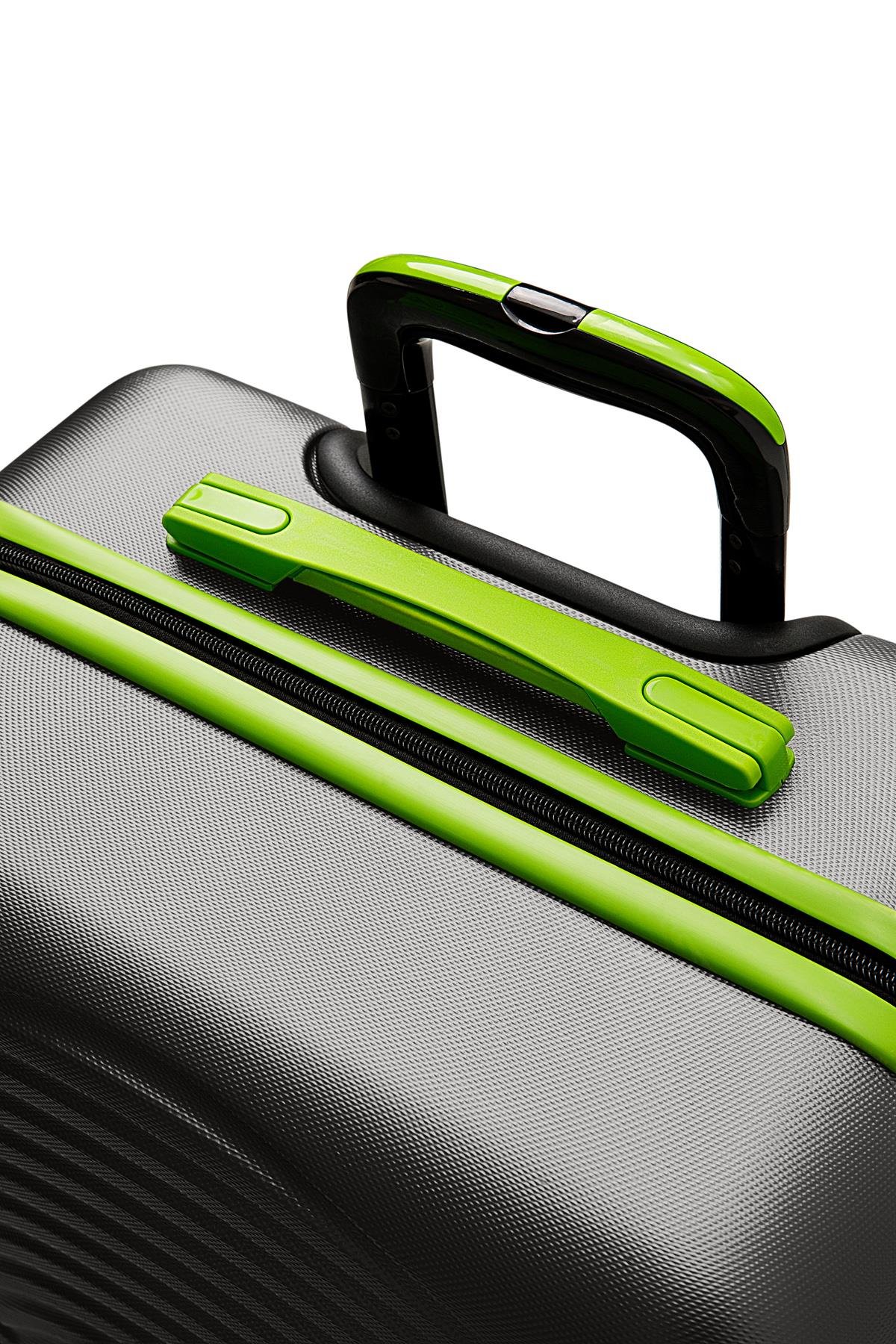 2'li Valiz Seti Orta Boy - Kabin Boy Antrasit 1169