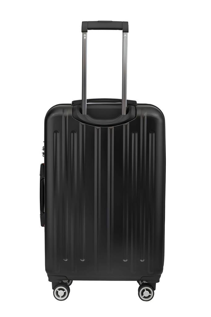 2'li Valiz Seti Polikarbon Büyük Boy – Kabin Boy Valiz Parlak Siyah 1810