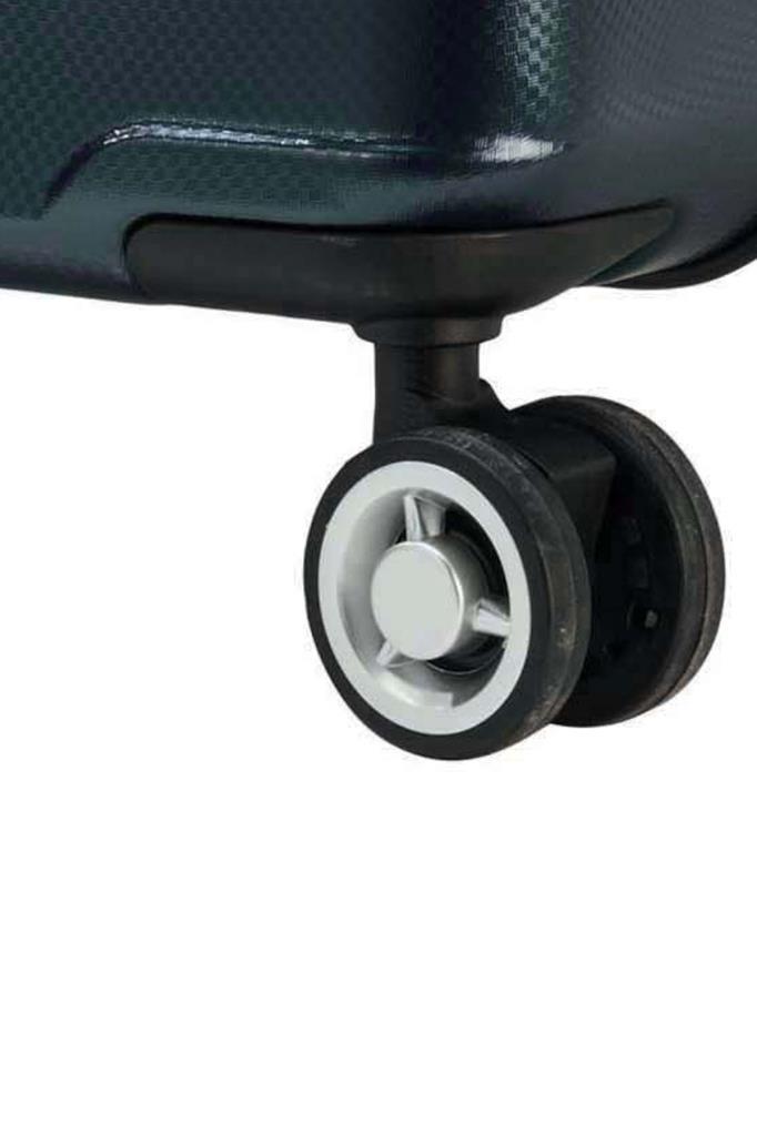 2'li Valiz Seti Polikarbon Büyük Boy – Kabin Boy Valiz Petrol 1808