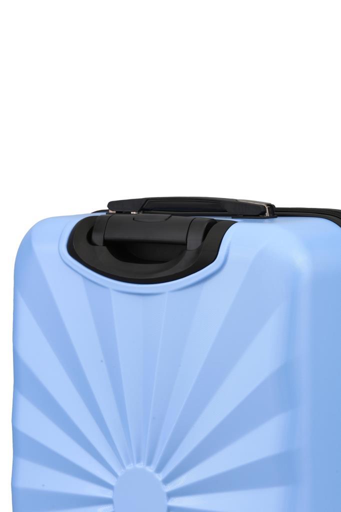 2'li Valiz Seti Polikarbon Büyük Boy - Kabin Boy Valiz Mavi 1809