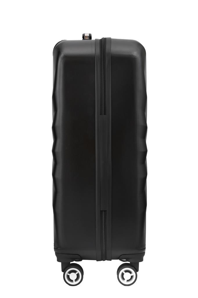 2'li Valiz Seti Polikarbon Büyük Boy - Kabin Boy Valiz Siyah 1809