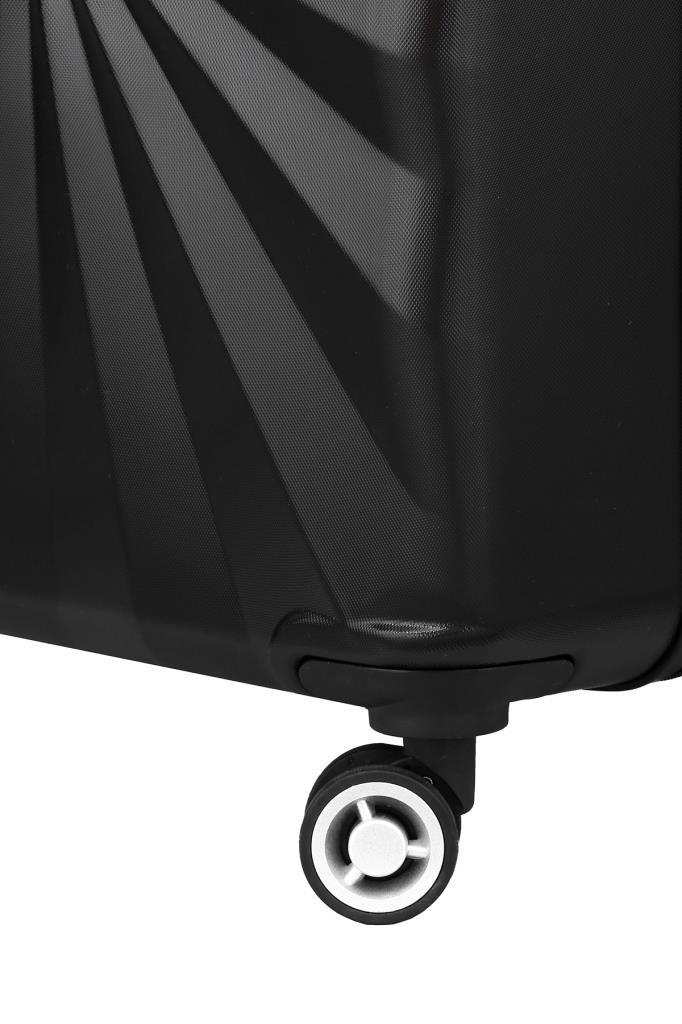 2'li Valiz Seti Polikarbon Büyük Boy - Kabin Boy Valiz Siyah 1809