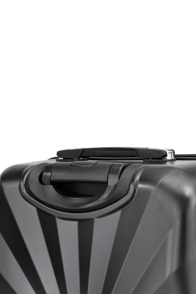 2'li Valiz Seti Polikarbon Büyük Boy - Orta Boy Valiz Siyah 1809