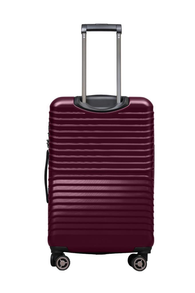 2'li Valiz Seti Polikarbon Büyük Boy – Orta Boy Valiz Bordo 1811