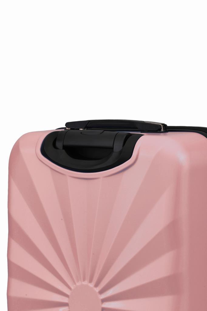 2'li Valiz Seti Polikarbon Büyük Boy – Orta Boy Valiz Rose 1809