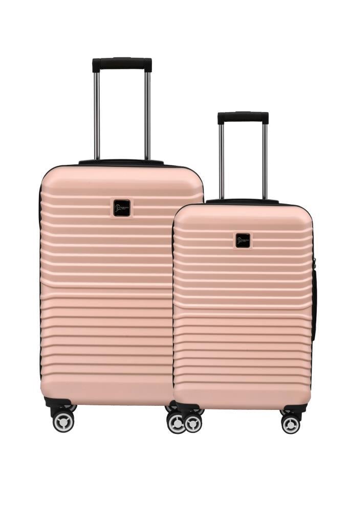 2'li Valiz Seti Polikarbon Büyük Boy – Orta Boy Valiz Pudra 1811