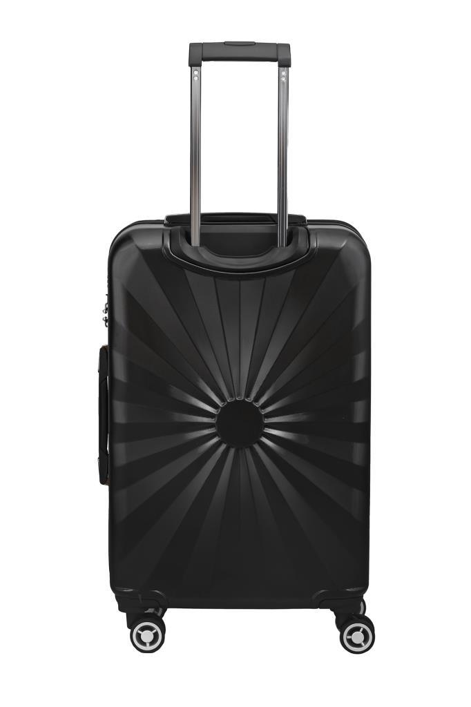 2'li Valiz Seti Polikarbon Büyük Boy - Orta Boy Valiz Siyah 1809