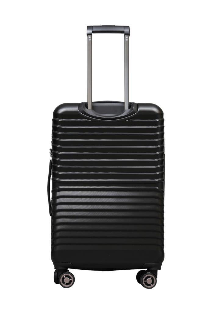 2'li Valiz Seti Polikarbon Orta Boy - Kabin Boy Valiz Siyah 1811