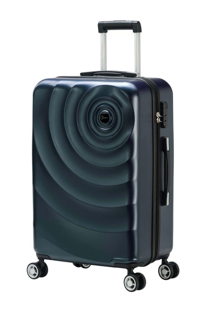 2'li Valiz Seti Polikarbon Orta Boy - Kabin Boy Valiz Petrol 1808