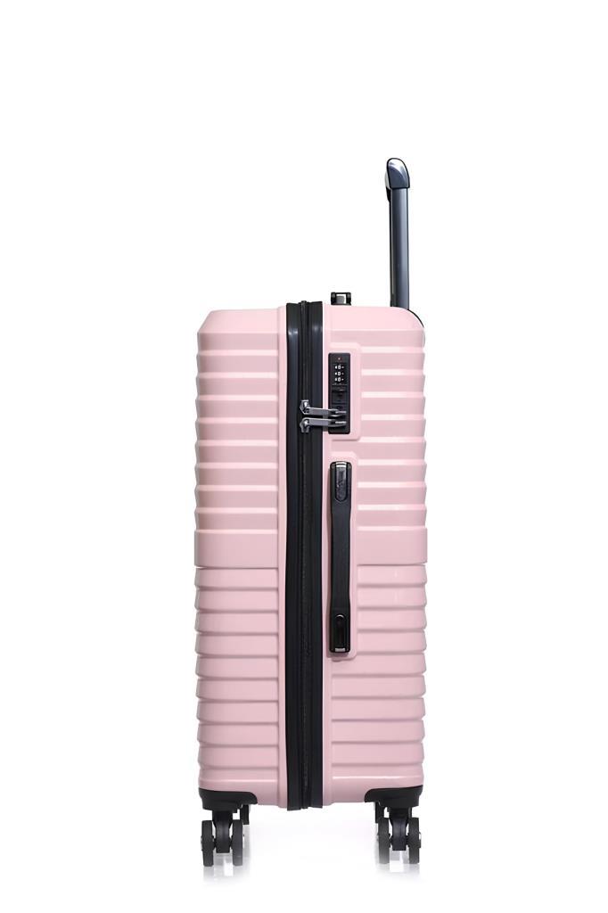 2'li Valiz Seti Polikarbon Orta Boy - Kabin Boy Valiz Pudra 1819