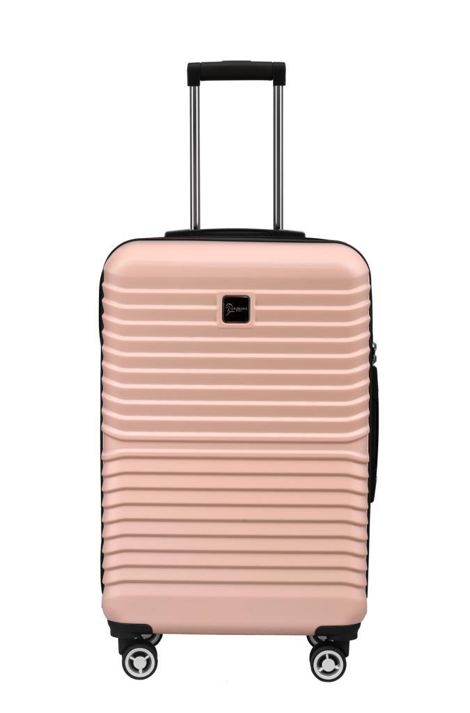 2'li Valiz Seti Polikarbon Orta Boy - Kabin Boy Valiz Pudra 1811