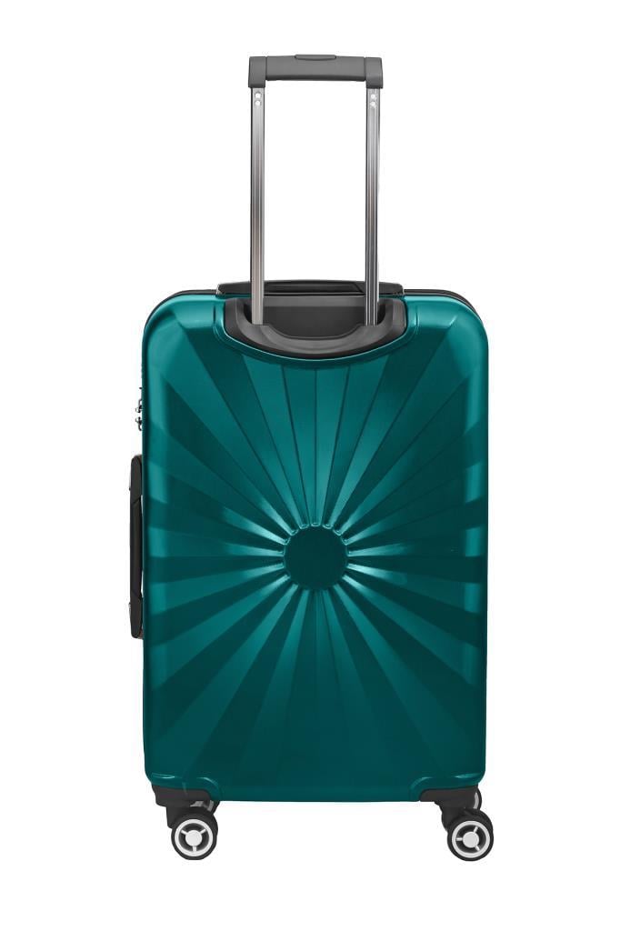 3'lü Valiz Seti Polikarbon Valiz 4x2 Teker Petrol 1809