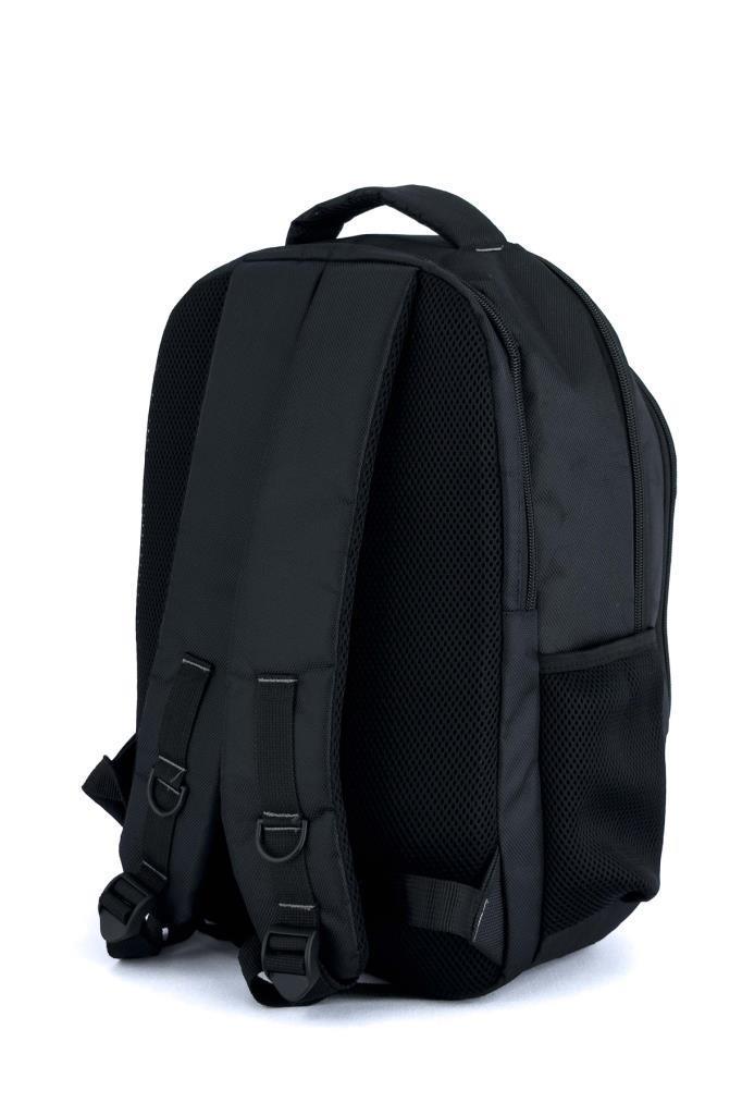 4 Bölmeli Okul Sırt Çantası (Laptop Bölmeli) Siyah 2120