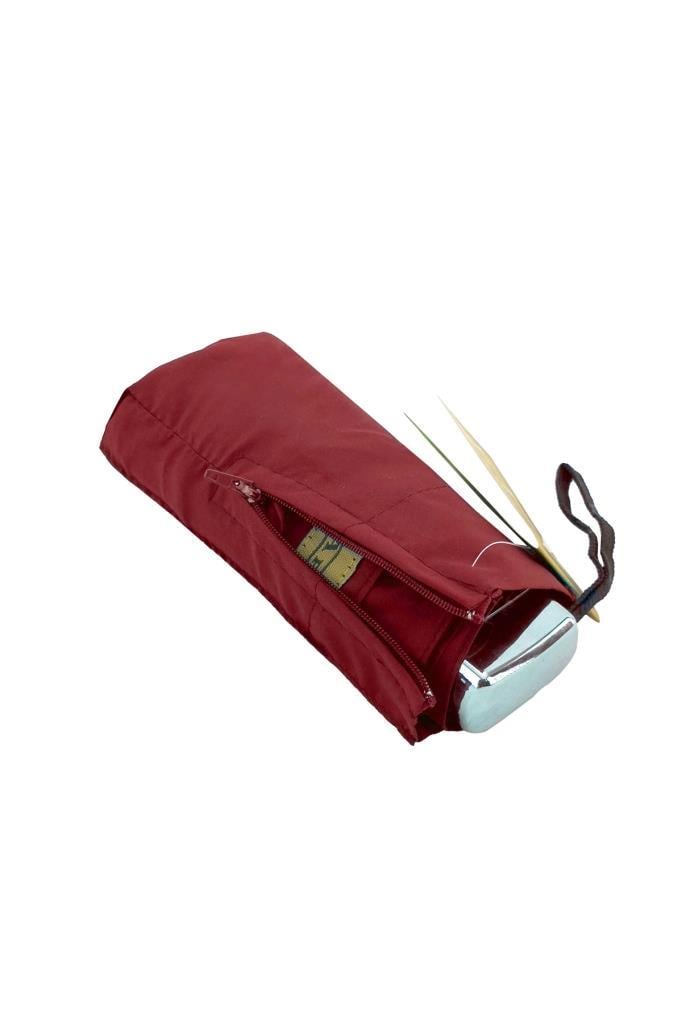 April Kadın 7 Telli Manuel Şemsiye Kırmızı 205-L