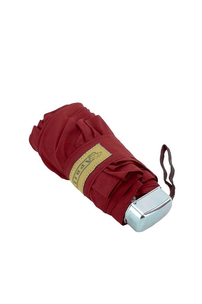 April Kadın 7 Telli Manuel Şemsiye Kırmızı 205-L