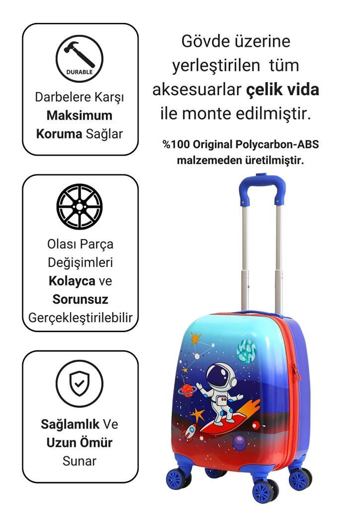 Astranot Policarbon Çocuk Valizi 0249