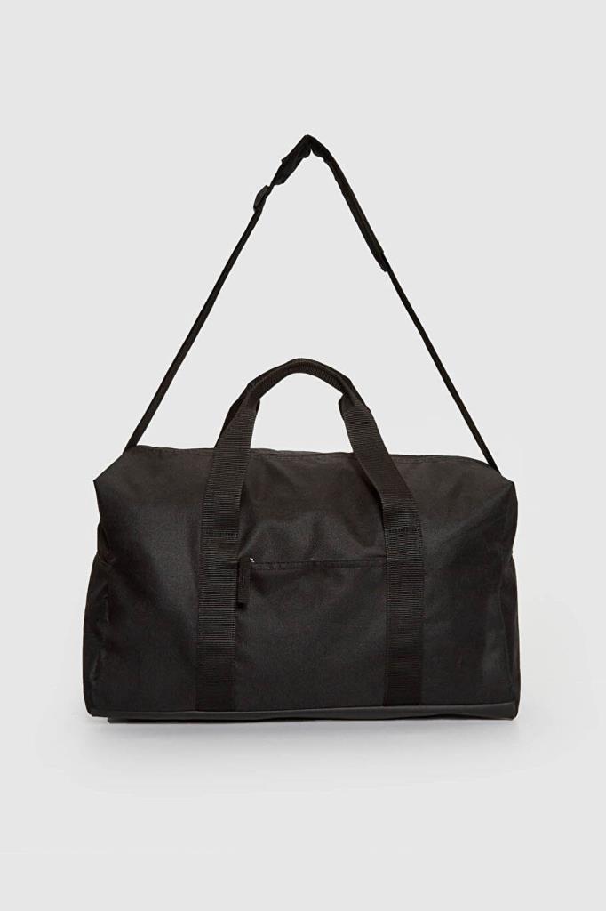 Ayakkabı Bölmeli Spor Seyahat Çantası Siyah 17830