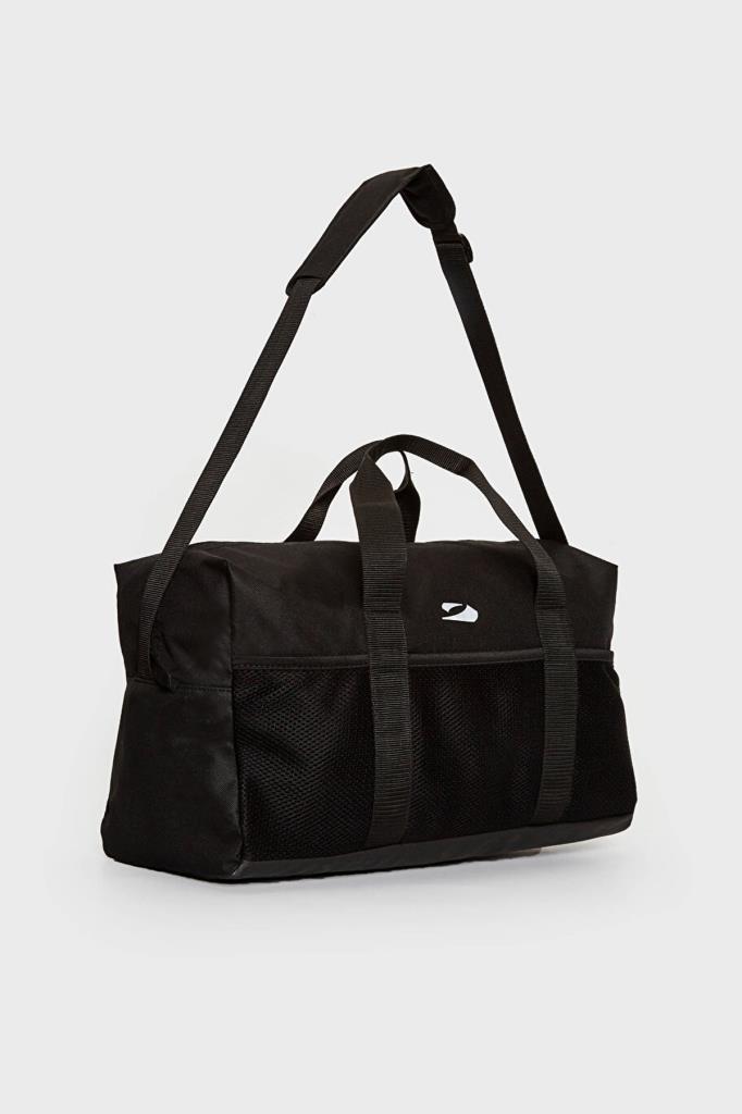 Ayakkabı Bölmeli Spor Seyahat Çantası Siyah 17830