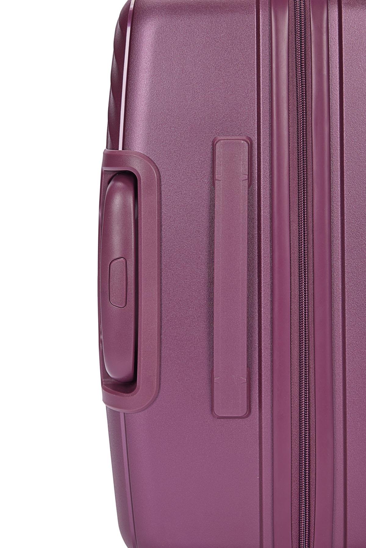 Benetton 2'li Set Büyük Ve Orta Boy %100 Polipropilen Valiz Bordo 14Bnt8002