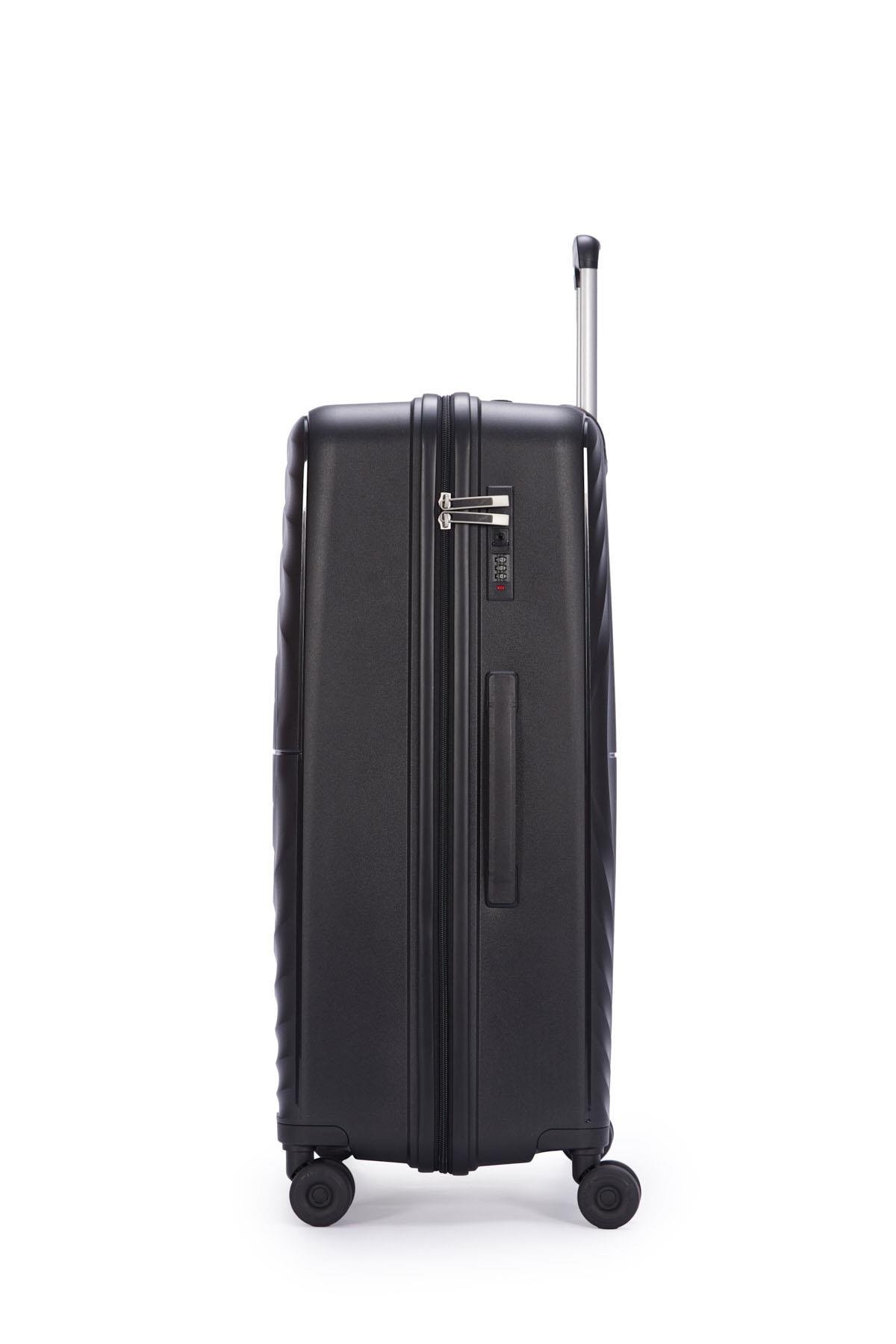 Benetton 2'li Set Büyük Ve Orta Boy %100 Polipropilen Valiz Siyah 14Bnt8002