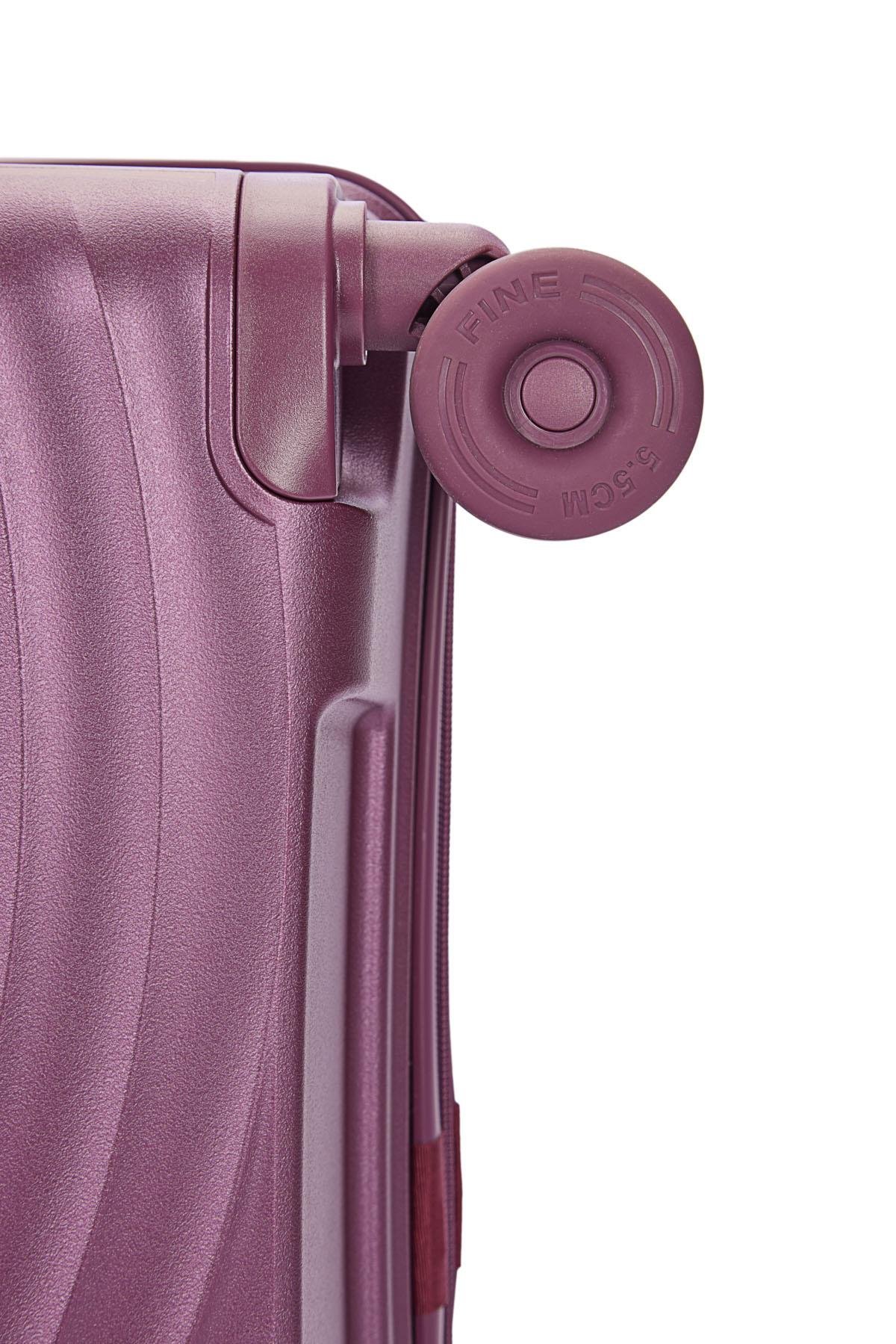 Benetton Büyük Boy %100 Polipropilen Valiz Bordo 14Bnt8002