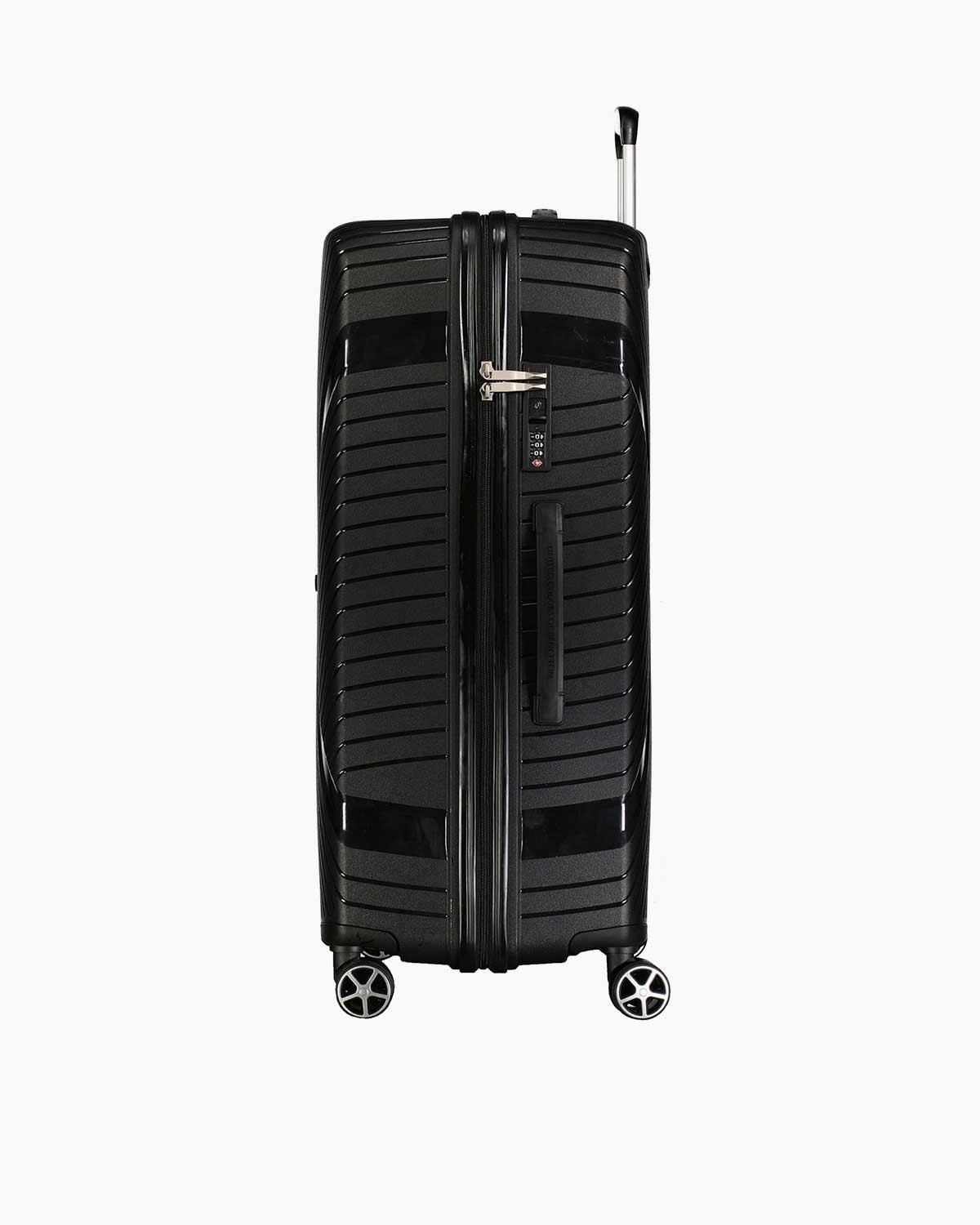 Benetton Büyük Boy %100 Polipropilen Valiz Siyah Bnt3000