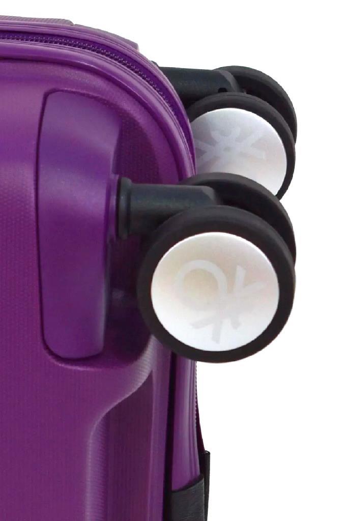Benetton Büyük Boy %100 Polipropilen Valiz Mor Bnt1000
