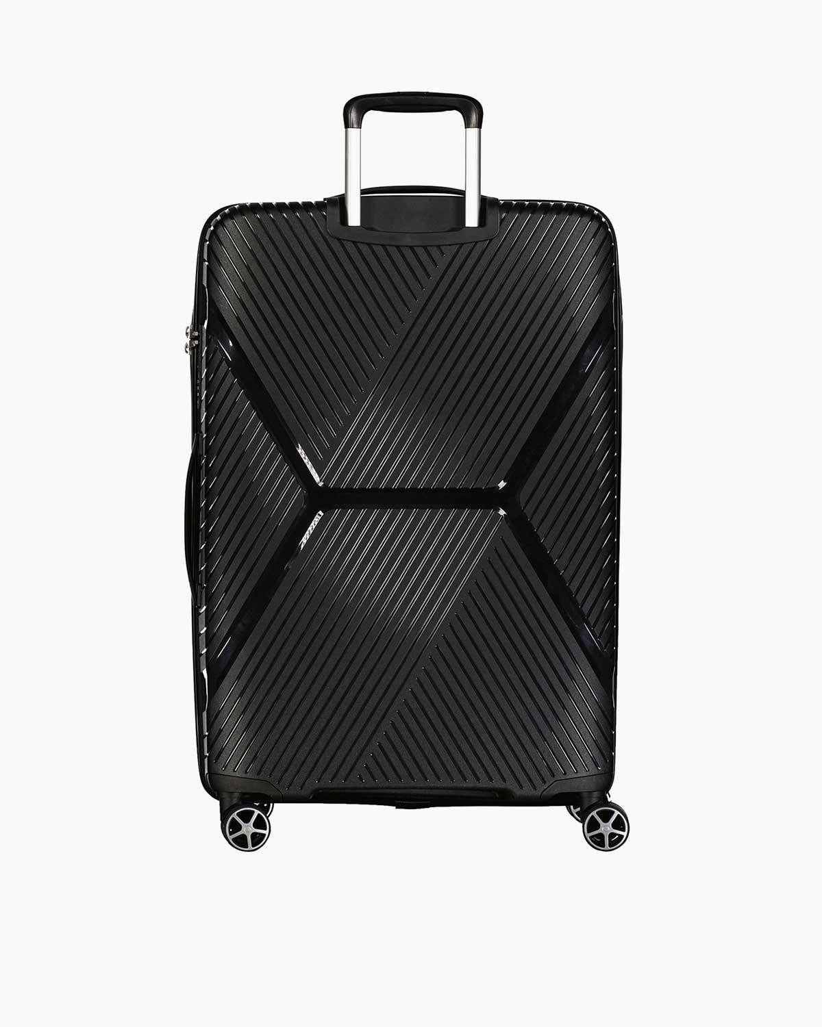 Benetton Büyük Boy %100 Polipropilen Valiz Siyah Bnt3000