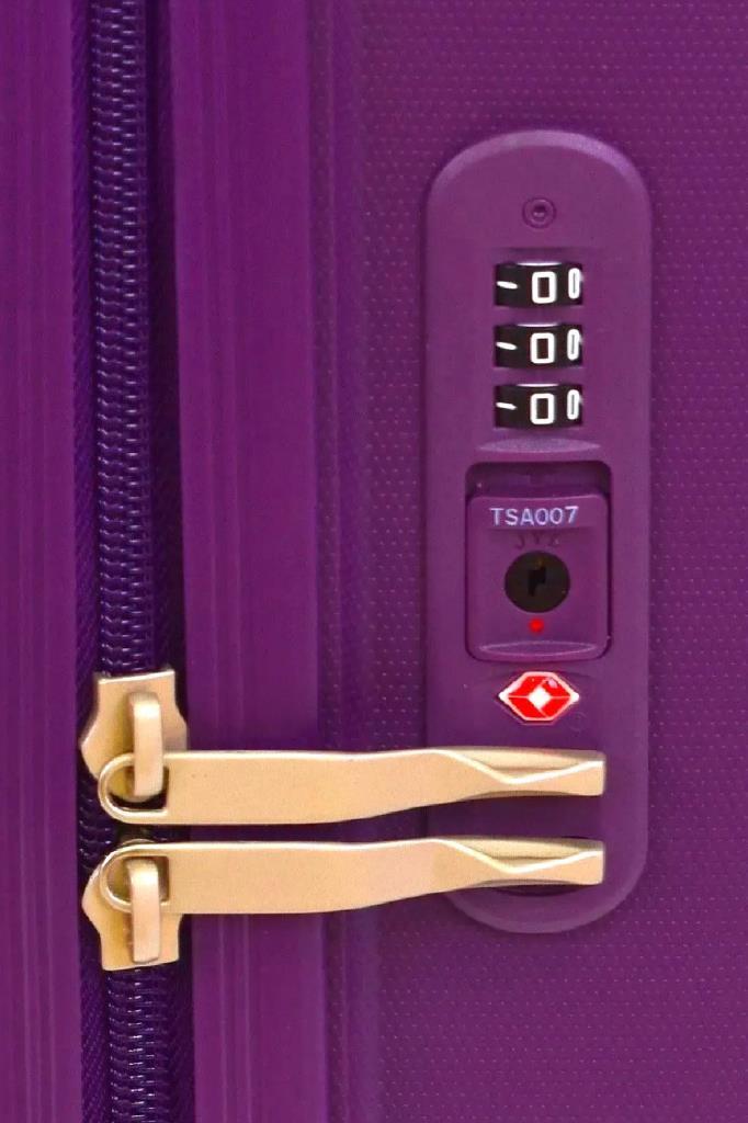 Benetton Büyük Boy %100 Polipropilen Valiz Mor Bnt1000